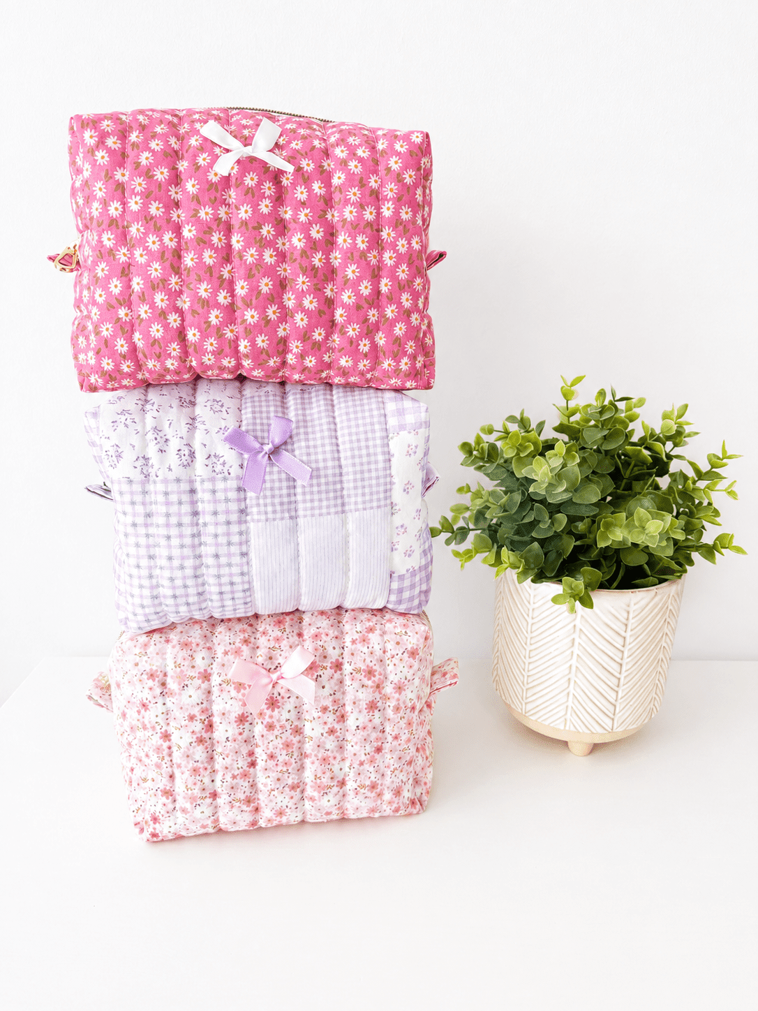Quilted Makeup Bags - All About Bags Co