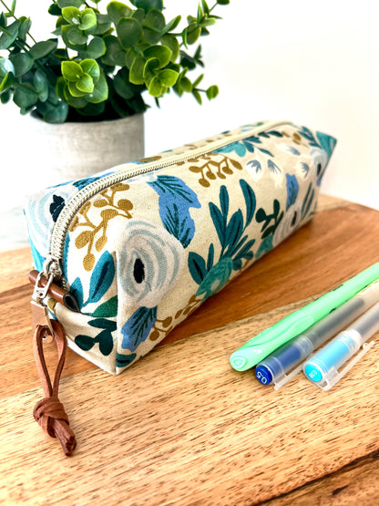 Rifle Paper Co floral Canvas Pencil Case