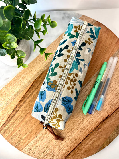 Rifle Paper Co floral Canvas Pencil Case