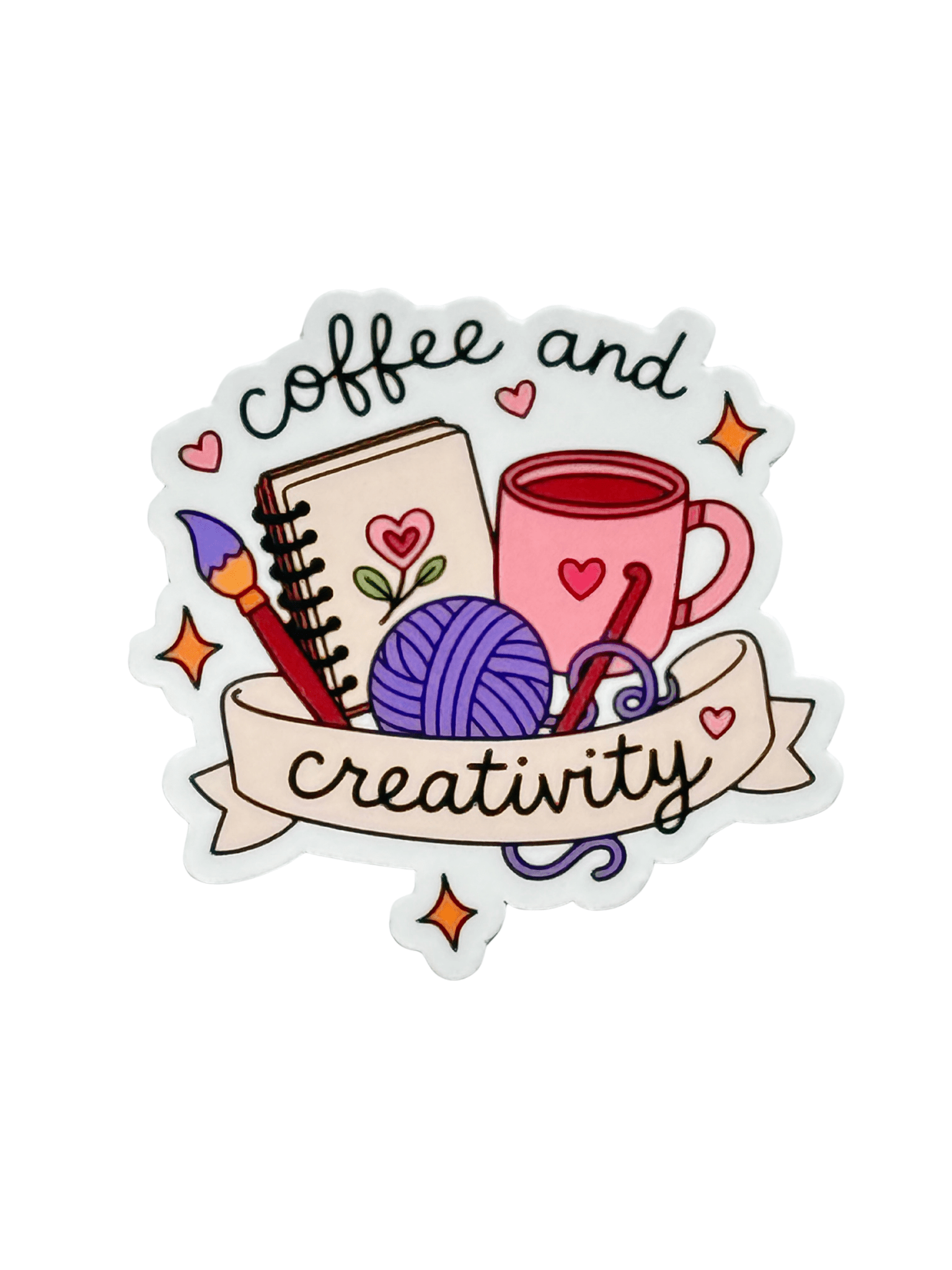 Bookish and Crafty Girl Vinyl Stickers for Kindles, Kobo, water bottles and Journals - All About Bags Co