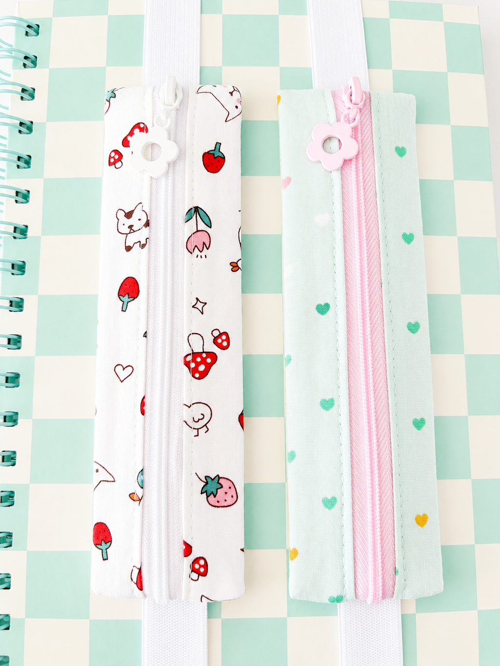 Kawaii Journal Pen Pouch with Elastic