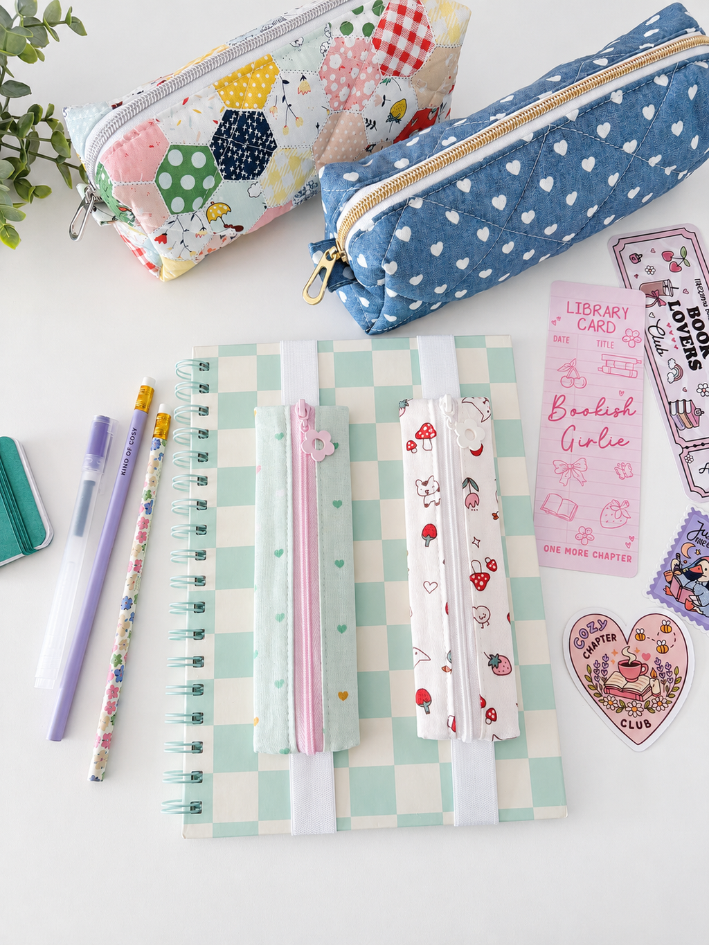 Quilted Pencil Case