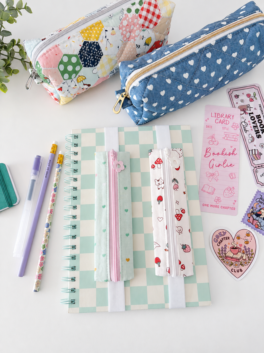 Quilted Pencil Case