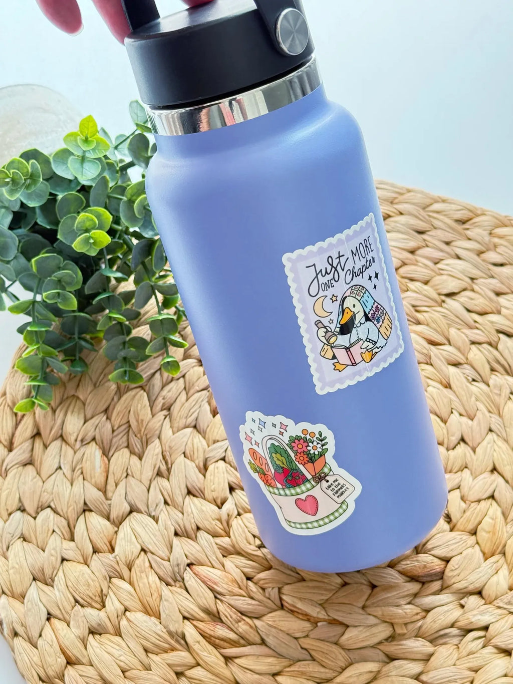 Bookish and Crafty Girl Vinyl Stickers for Kindles, Kobo, water bottles and Journals
