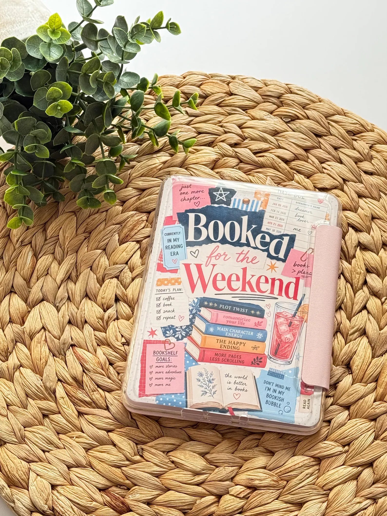 Kindle and Kobo inserts, patchwork, all booked, cottagecore: bookish E reader accessory - All About Bags Co
