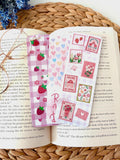 Laminated Bookmarks, strawberry patchwork, matcha, cozy Admit One Ticket Design - All About Bags Co