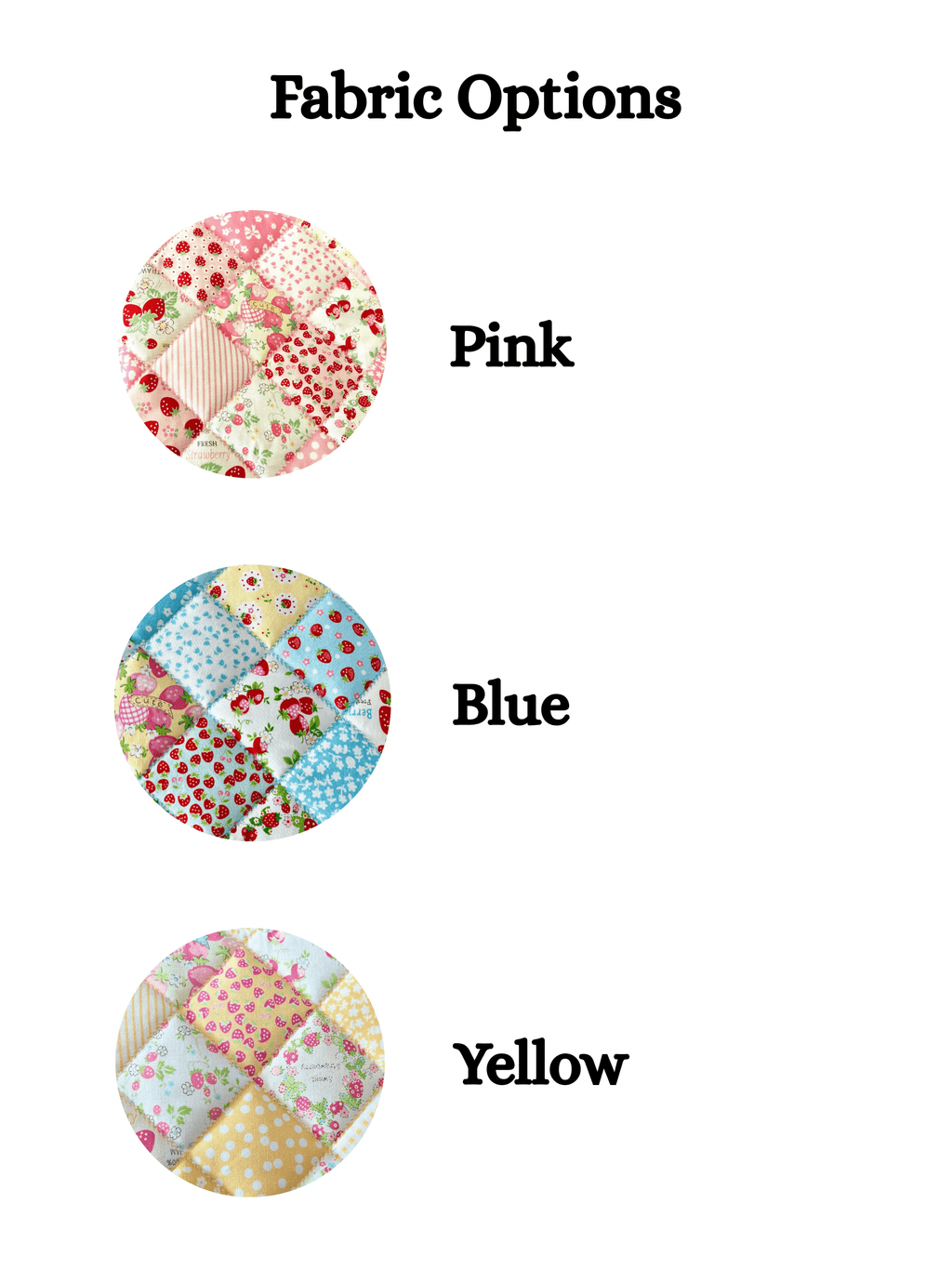 Mini Quilted Zipper Pouch: Strawberry Patchwork Cotton Wallet with pocket and clip - All About Bags Co