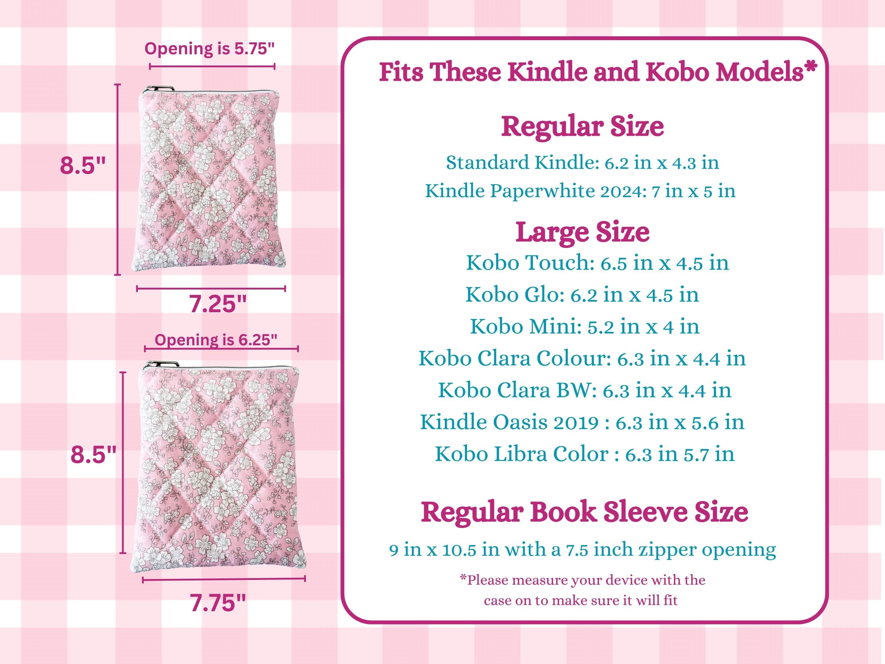 Quilted Book Sleeve: Turquoise Corduroy with Rifle Paper Co Floral Pocket - All About Bags Co
