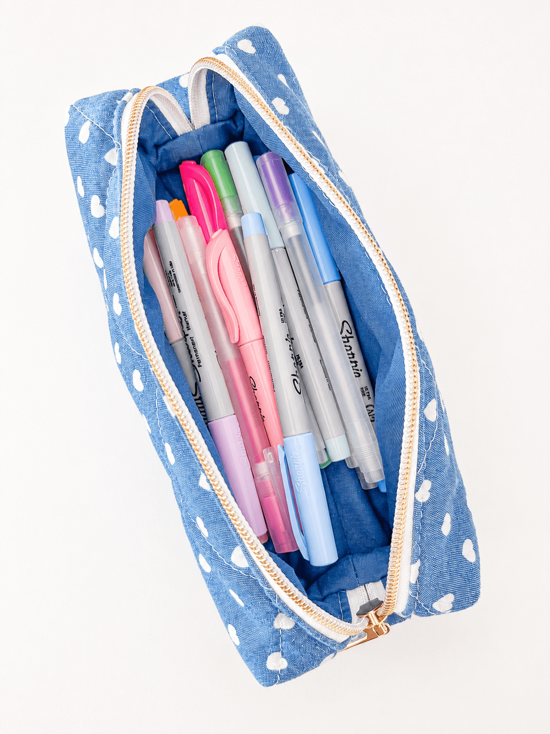 Quilted Pencil Case - All About Bags Co