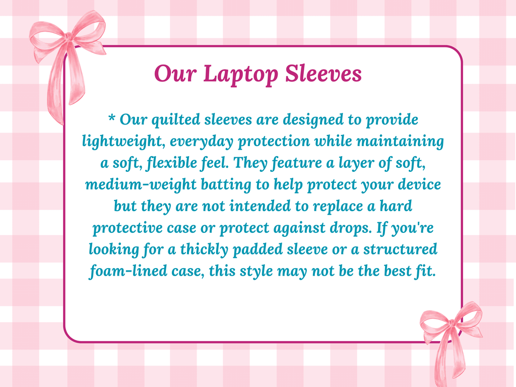 Quilted Strawberry Patchwork I pad and Laptop Sleeve, Pink Puffy Padded Case - All About Bags Co