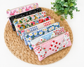 Quilted Sunglasses Case – Strawberry Patchwork Pouch for Reading Glasses, Pencil Case Organizer - All About Bags Co