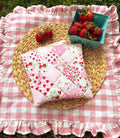 Strawberry Patchwork Kindle Sleeve – Quilted Cotton E - Reader Case - All About Bags Co